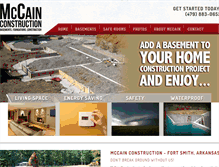 Tablet Screenshot of mccainconstruction.net